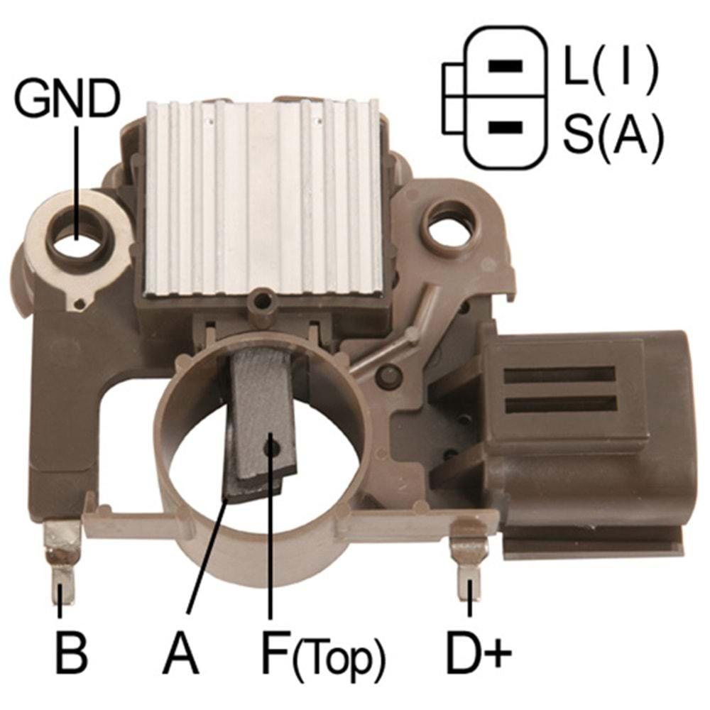 ALTERNATOR KONJEKTOR 12V 23MM NISSAN LAUREL 2.0 87-93 MODEL / FORD MERCURY A866X13272 23MM
