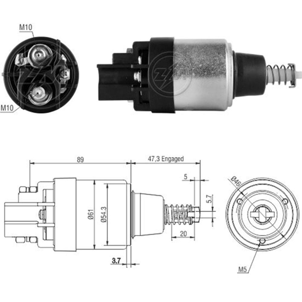MARS OTOMATIGI 12V CASE / DIECI AGRI / FIAT-IVECO INDUSTRIAL ENGINE