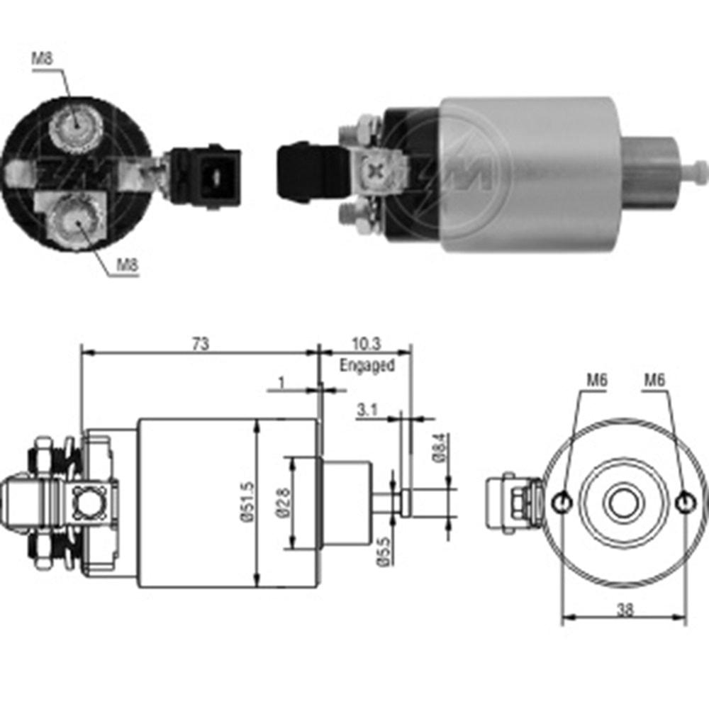 MARS OTOMATIGI 12V AGRALE MICRO ONIBUS VOLARE / GM - CHEVROLET BLAZER - S10 - SILVERADO / TROLLER T4
