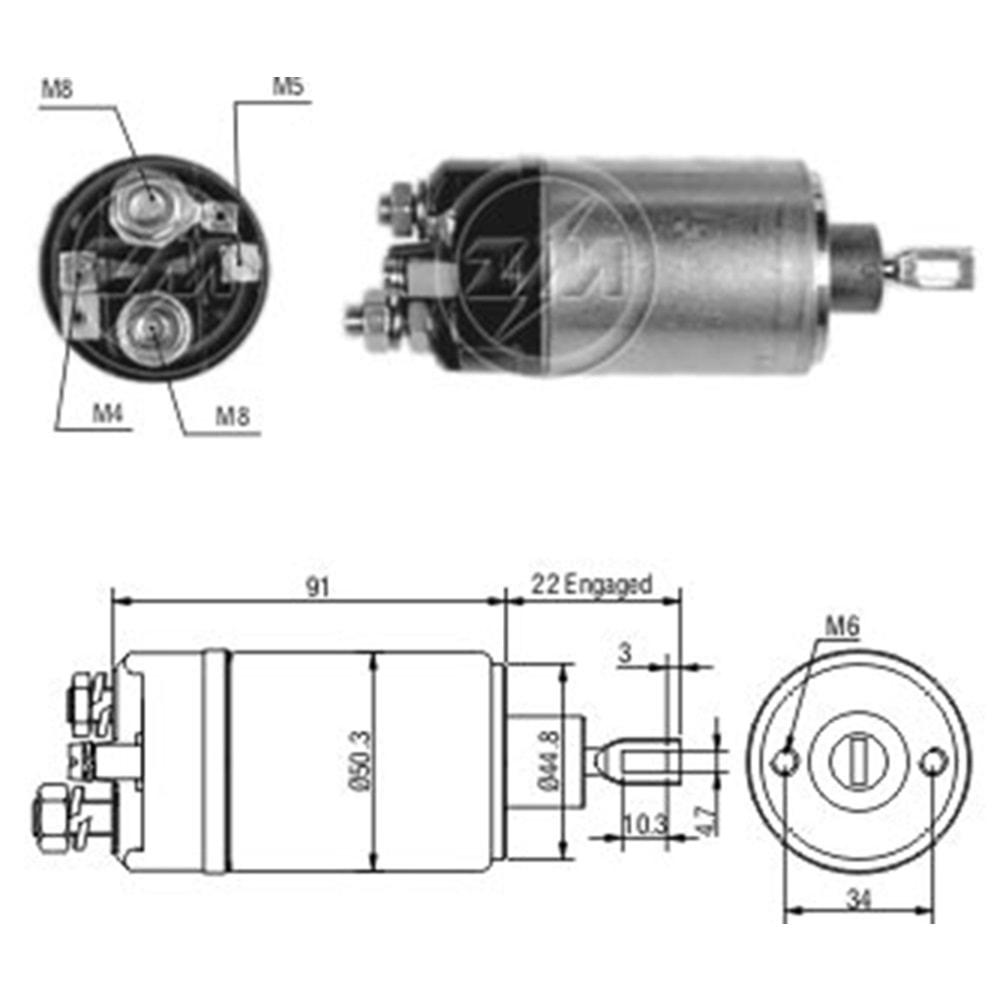 MARS OTOMATIGI 12V AUDI 100 - SUPER 90 / MERCEDES-BENZ 190 SERIES - 200 - 230