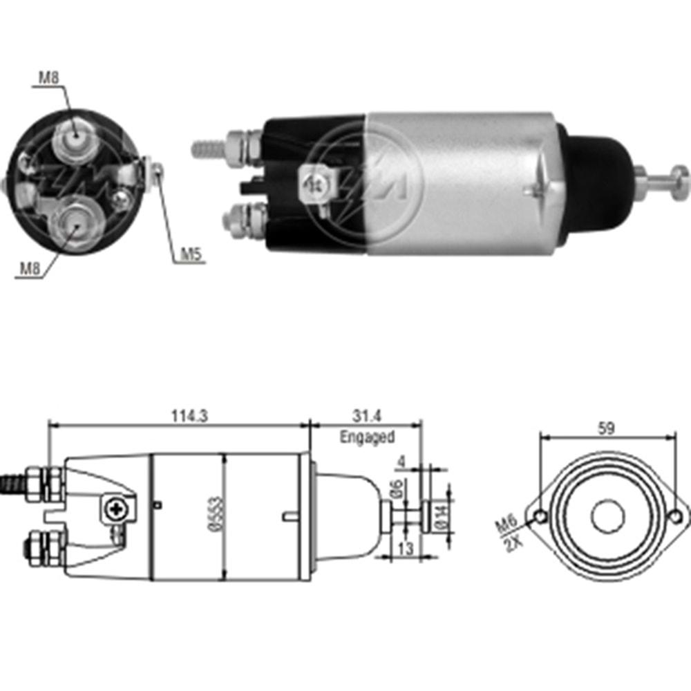 MARS OTOMATIGI 24V KULAKLI CATERPILLAR / WA320 / CASE LIFT / MITSUBISHI LIFT (KULAKLI)