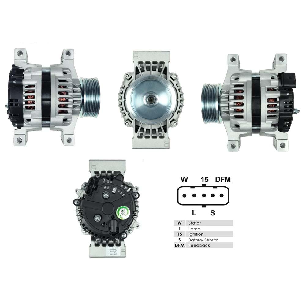 ALTERNATÖR DELCO 24V.100A. 28SI MERC.ACTROS/ATEGO