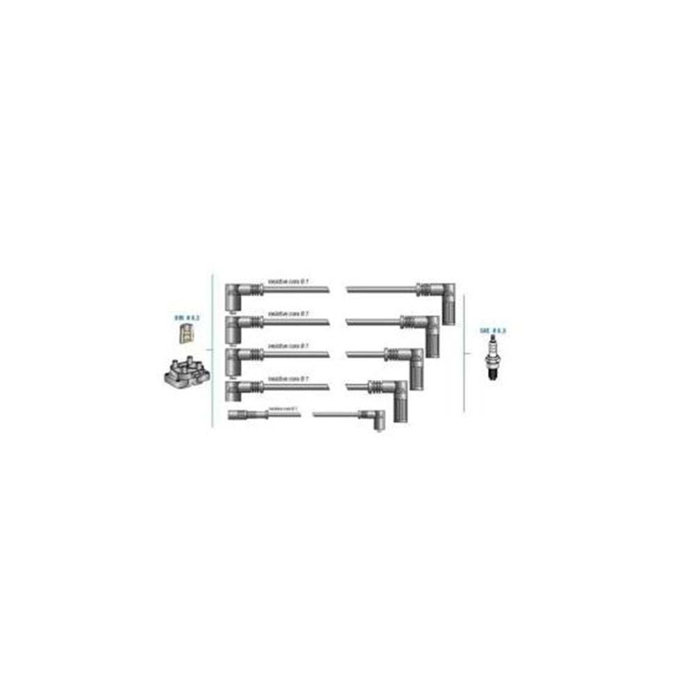 BUJİ KABLOSU SETİ FİAT UNO 70 SX 1.4 İE ENJ. MOTOR 94 - 00