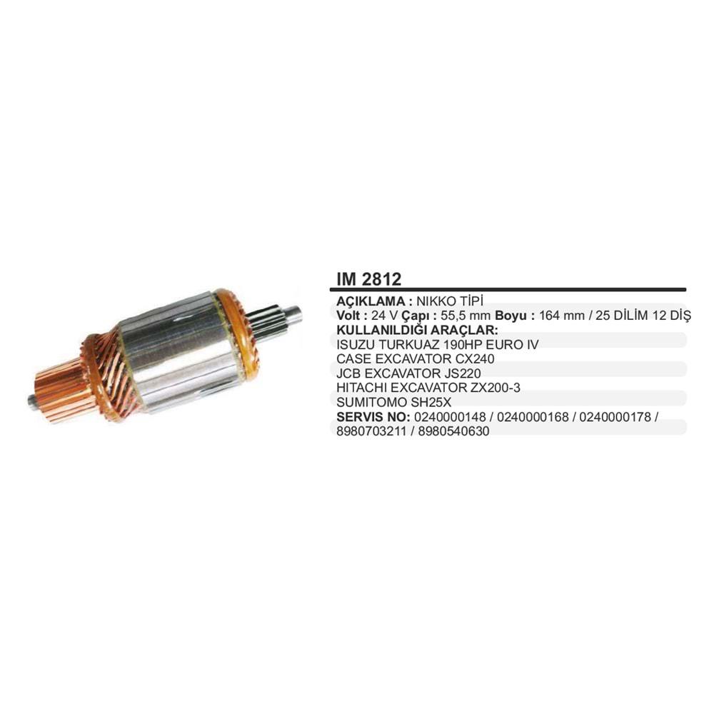 MARS KOLLEKTORU 24V ISUZU TURKUAZ 190HP EURO4 4HK1