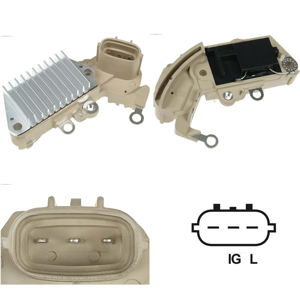 ALT KONJEKTOR 12V 3FISLI CATERPILLER