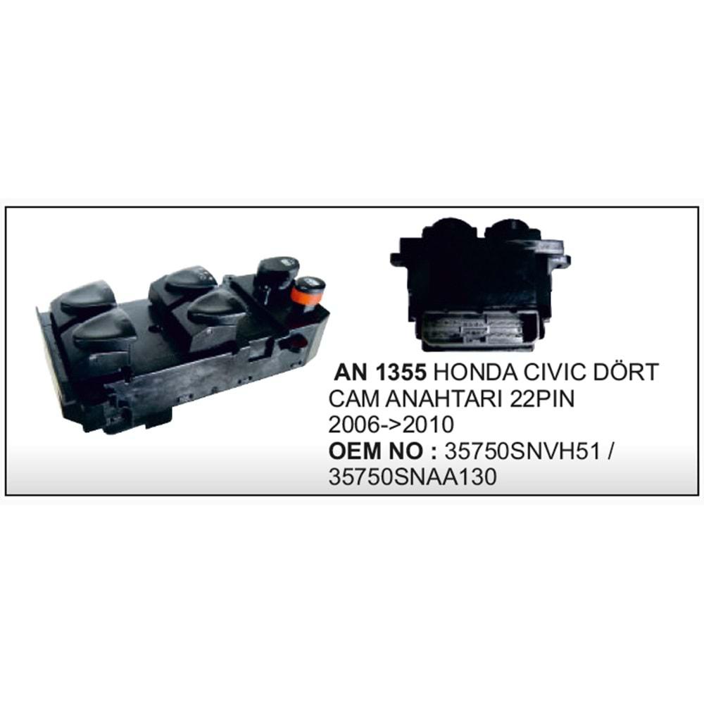 CAM ANAHTARI 4 HONDA CIVIC 2006>10