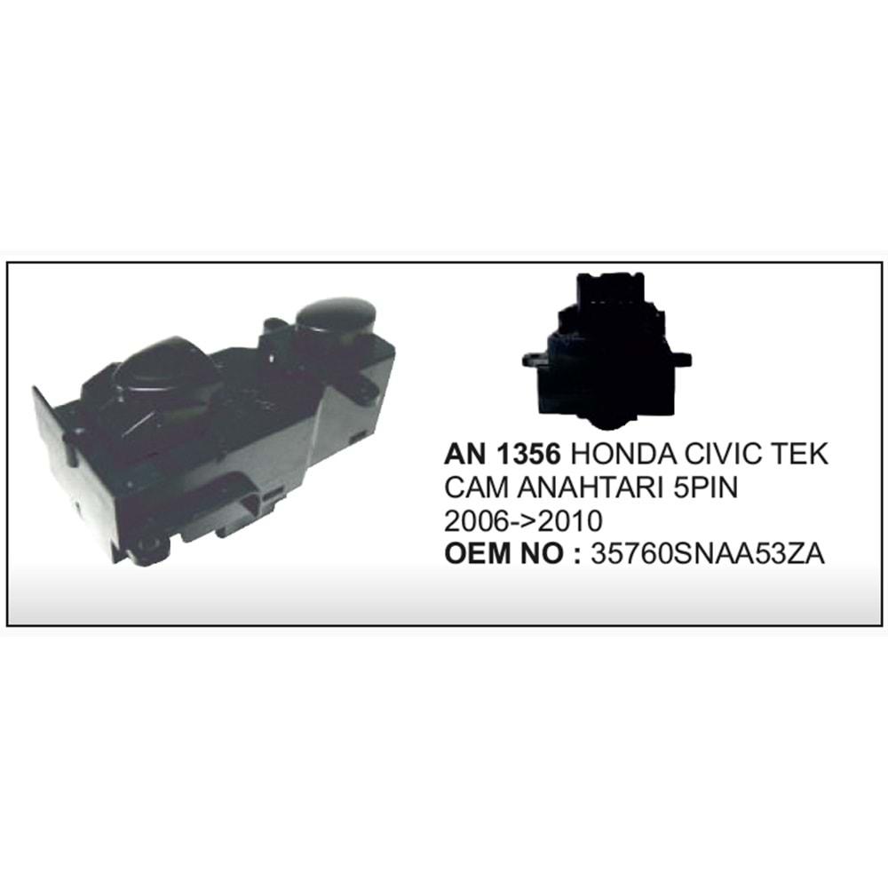 CAM ANAHTARI HONDA CIVIC TEK 2006>10