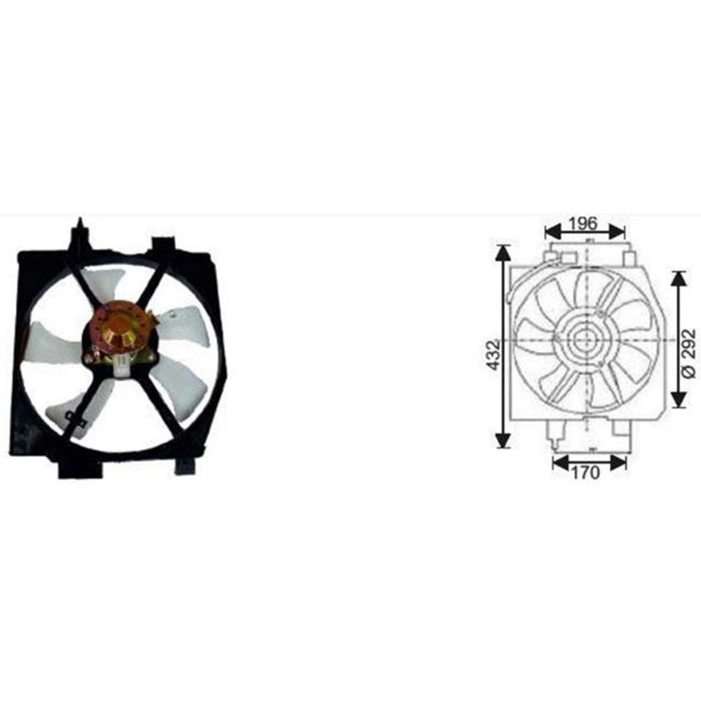 FAN MOTOR 12V MAZDA 626 1.8 2.0