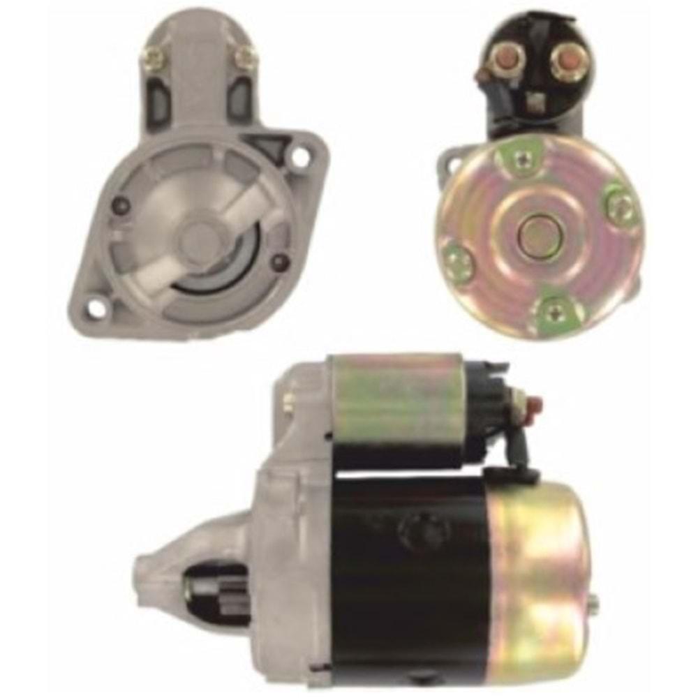 MARS MOTORU 12V 8 DIS 0.9 KW MITSUBISHI TIPI HYUNDAI ACCENT EXCEL SONATA COLT LANCER BENZINLI MD0169