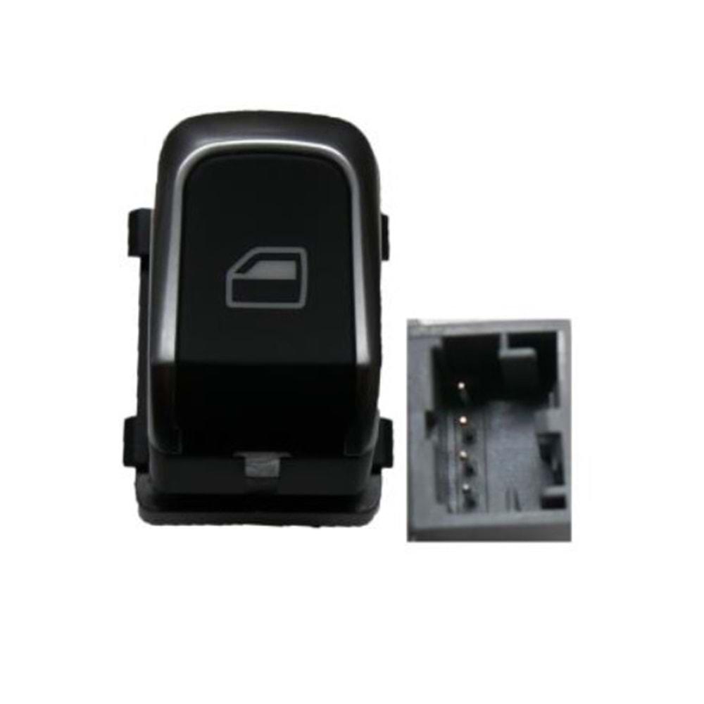 KOBE CAM ANAHTARI Q3/A-6/A-7 TEKLİ KROM 2013