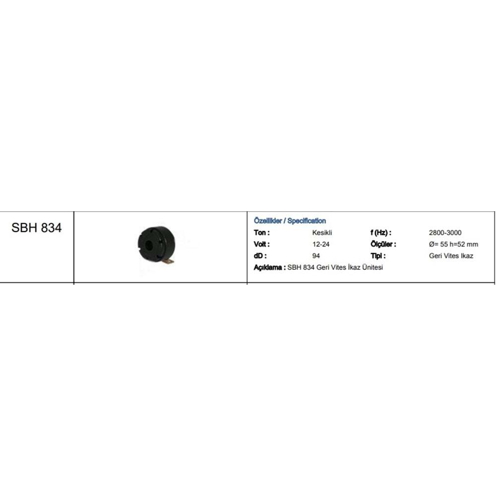 12-24V BACK HORN SU GEÇİRMEZ METAL BRAKETLİ