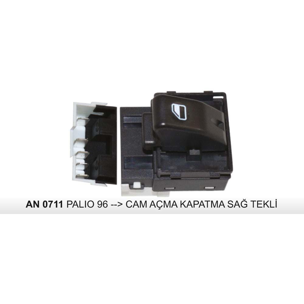 FIAT PALIO 96-->CAM AÇMA-KAPAMA ANAHTARI SAĞ TEKLİ