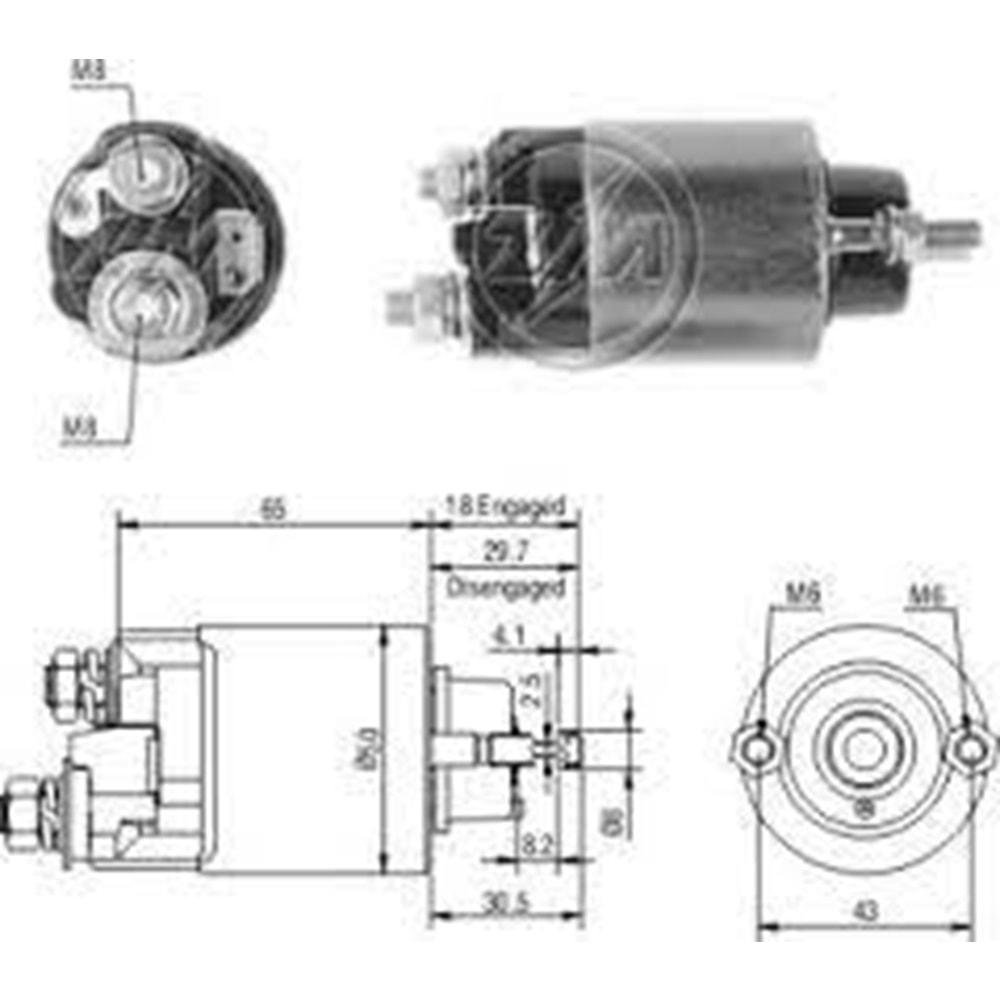 MARŞ OTOMATİĞİ 12V AGRALE / GM - CHEVROLET / GM -
