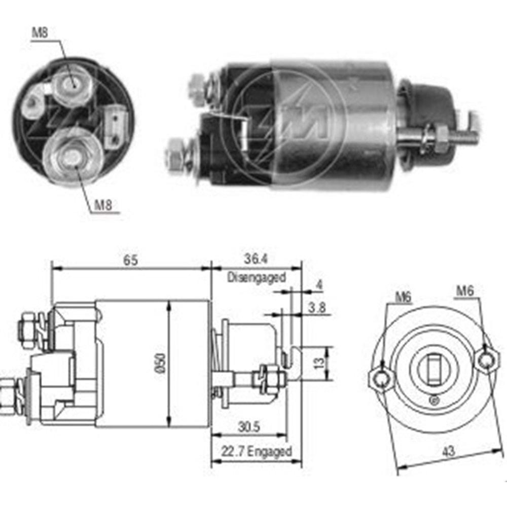 MARŞ OTOMATİĞİ 12V KUBOTA / SUBARU / TOYOTA