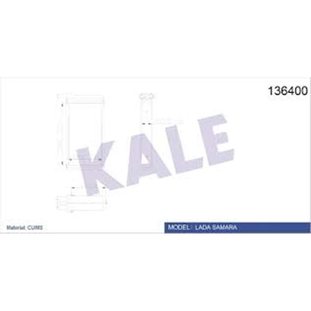 KALORIFER RADYATOR LADA SAMARA 1.5 ( 2 SIRA PA)