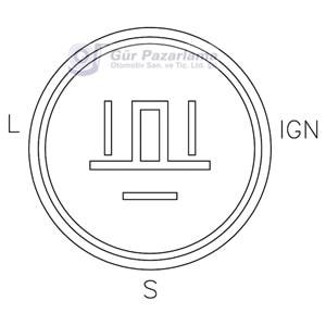 KONJ. 12V TOYOTA COROLLA E.M 1988 - 1996 - CAMRY -
