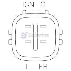 KONJ HONDA CIVIC (63.5 mm) 4 FIS (C-FR-IG-L)
