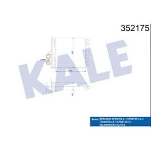 KALORIFER RADYATOR MERCEDES SPRINTER W906 06 gt;