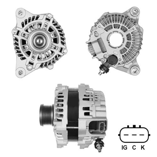 ALTERNATOR (URETIMDEN KALDIRILMISTIR) ) 12V 150 AMP MAZDA 6 2.2 D - 2.2 D AWD