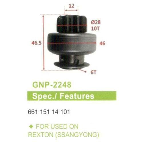 MARS DISLISI 10 DIS SSANGYONG MUSSO 2.3D - 2.9TD - KORANDO - REXTON 2.9TD