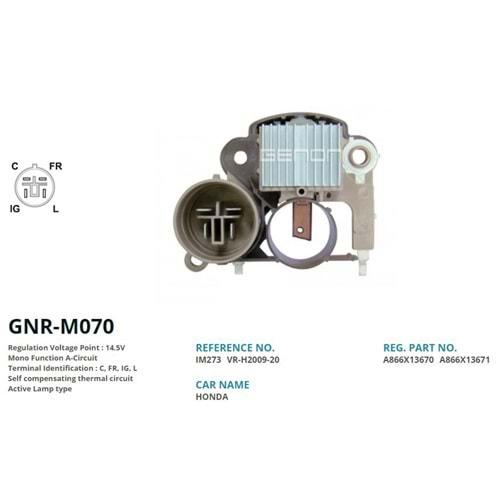 ALTERNATOR KONJEKTOR 12V HONDA CIVIC - ACCORD - CR-X - SHUTTLE (C, FR, IG, L)