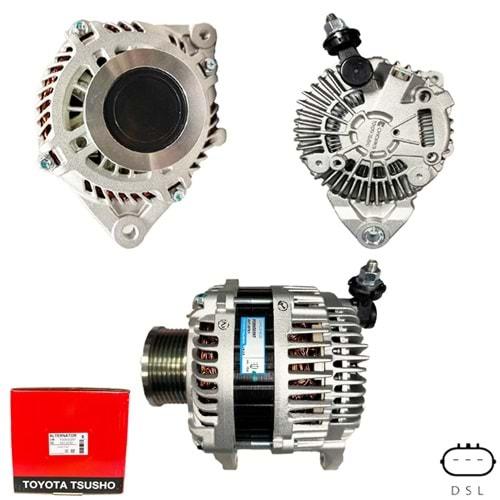 ALTERNATOR (TOYOTA TSUSHO) 12V 150 AMP NISSAN NAVARA 2.5 DCI - PATHFINDER 2.5 DCI (A3TJ0781)