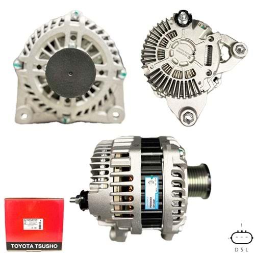 ALTERNATOR (TOYOTA TSUSHO) 12V 150 AMP NISSAN QUASHQAI - X-TRAIL 2.0 DCI / RENAULT KOLEOS 2.0 DCI (A3TJ2481)