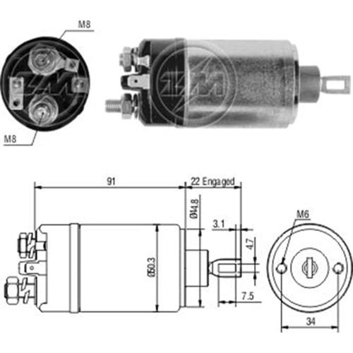 MARS OTOMATIGI 12V SKODA 100 - 110