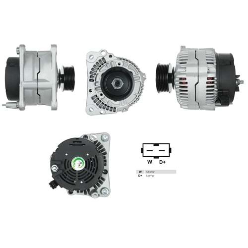 ALTERNATÖR BOSCH 12V 90A VW.T4-PASSAT-SEAT