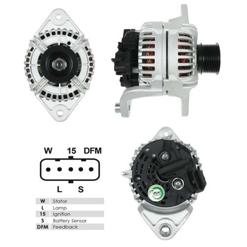 ALTERNATÖR BOSCH 24V 110A VOLVO FH-12