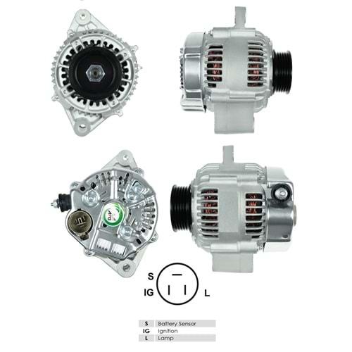 ALTERNATÖR N.DENSO 12V 60A TOYOTA COROLLA 1.6