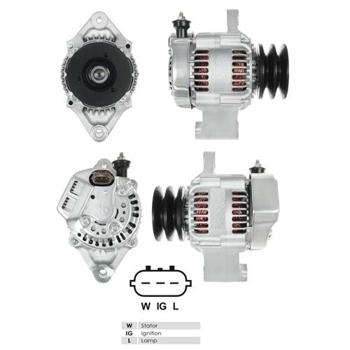 ALTERNATÖR N.DENSO 12V 55A CAT. 426C 436C