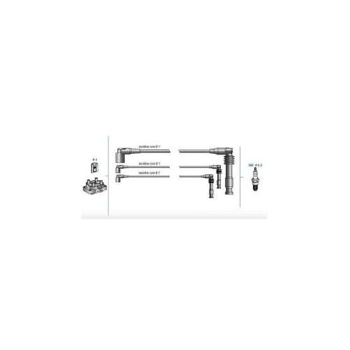 BUJİ KABLOSU SETİ OPEL OMEGA B 2.5İ V6 1. 3. 5. CYL 96-