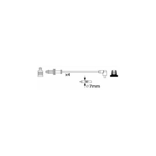 BUJİ KABLOSU SETİ CİTROEN SAXO 1.6İ 97 - 01
