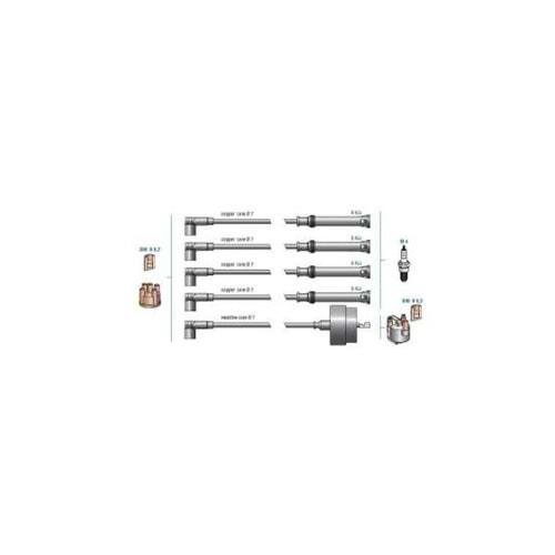 BUJİ KABLOSU SETİ BMW 315 E 21 KASA M 10 MOTOR (ELK. ATEŞLEME ) 81 - 87, 315 E 30 KASA M 10 MOTOR 82