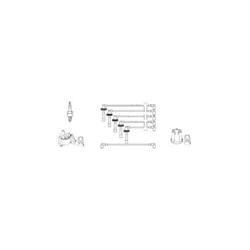 BUJİ KABLOSU SETİ SAFRANE 2.5İ 20V ( N7V ) 96-
