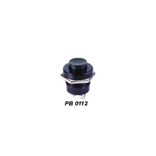 BUTON SIYAH DUGMELI KLEMENSLI 12V