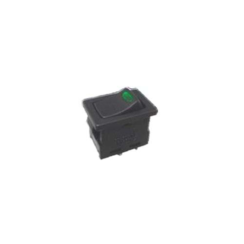 BASMALI ANAHTAR KARE TIP 12V 20A LEDLI YESIL