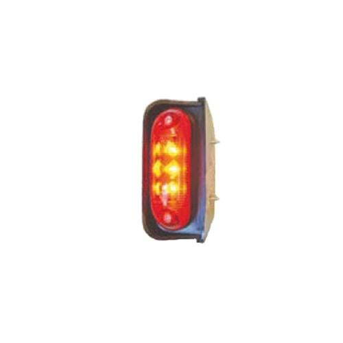 LED MARKER LIGHT ON ARKA OVAL KIRMIZI 12 24V