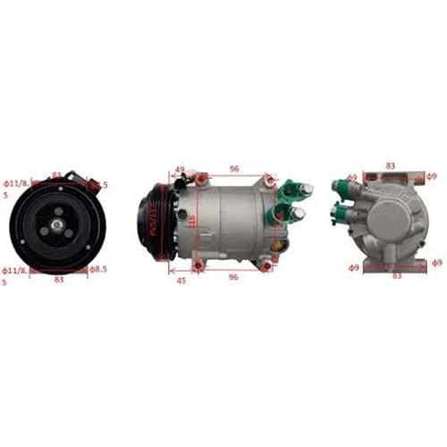 KLİMA KOMPRESÖRÜ HYUNDAİ İ20 12-15 1.2 BENZİNLİ
