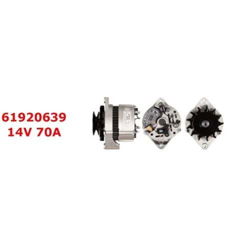 ALTERNATOR A127 14V 70A JOHN DEERE 1040-1140-1640- 1840-2040-2140-3040-3140