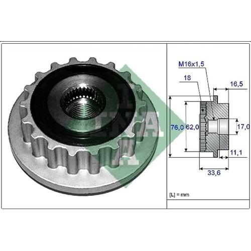 ALTERNATOR KASNAGI VOLKSWAGEN T5 (03-)