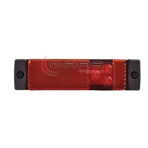 -LED YAN ISARET LAMBA 24V KIRMIZI (551441)