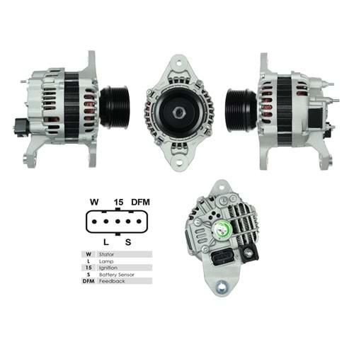 ALT DINAMO 24V 110 AMP RENAULT VOLVO KAMYON