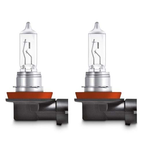 H11 NBS 64211NBS 55W 12V PGJ19-2 FS1 OSRAM PGJ19-2 NIGHT BREAKER SILVER-%100 PARLAKLIK-130 mt.