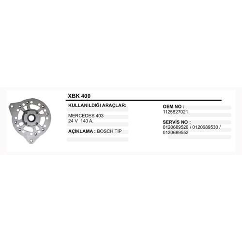 ALT BILYA KAPAK BOSCH T.MERCEDES 403 24V 140A
