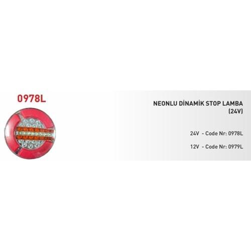 NEONLU DİNAMİK STOP LAMBA 12V-24V