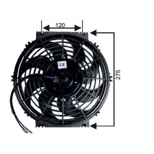 FAN MOTOR 12V 10 HELIX PERVANELI TERS