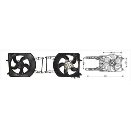 FAN MOTORU 12V PALIO 1,2