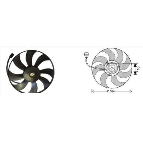 FAN MOTORU VW POLO CORDOBA 2007>1,4 TDI